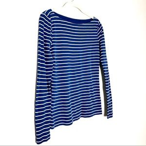 SOLD - C Wonder Navy & White Stripe Shirt